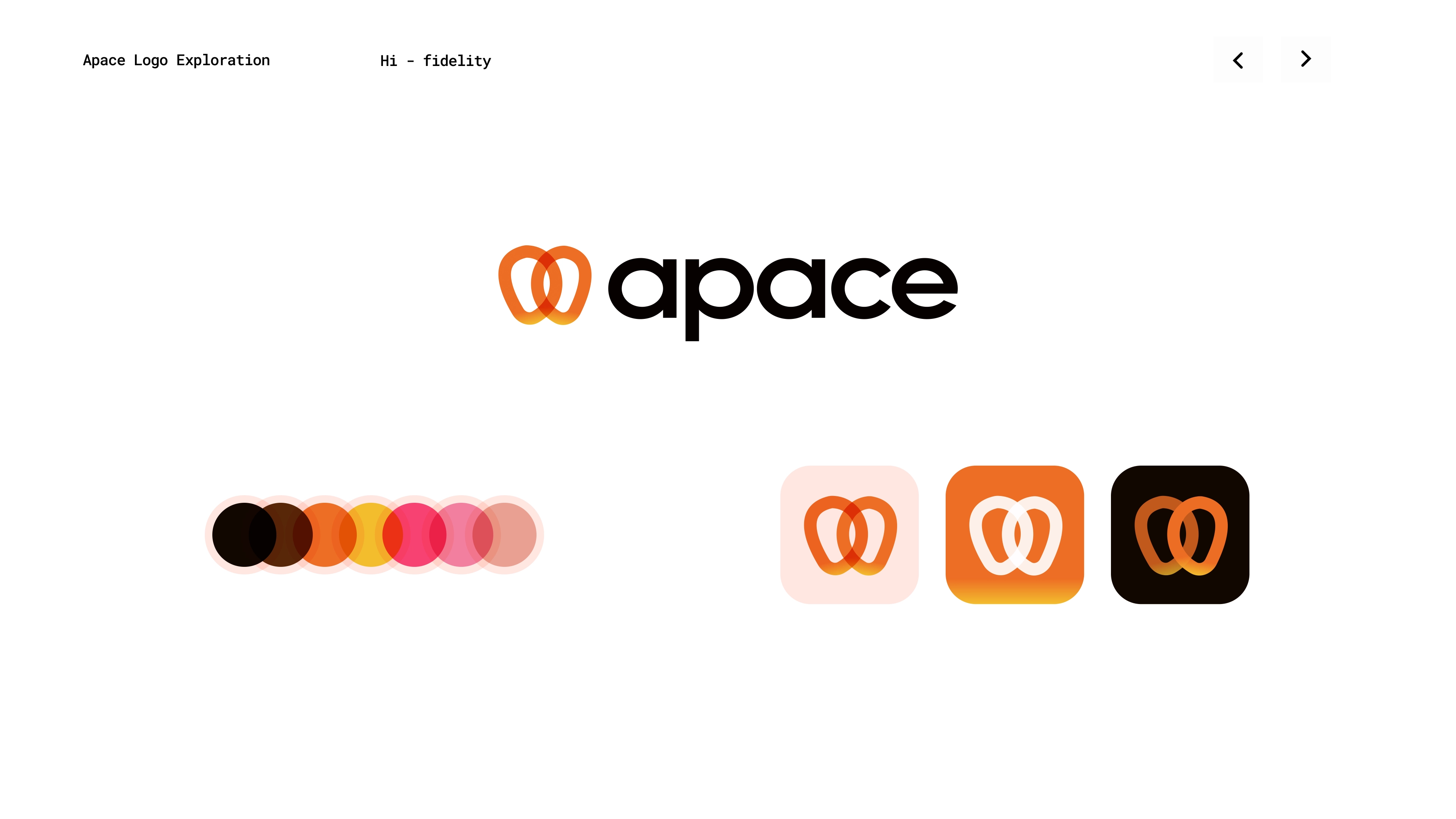 Apace logo exploration