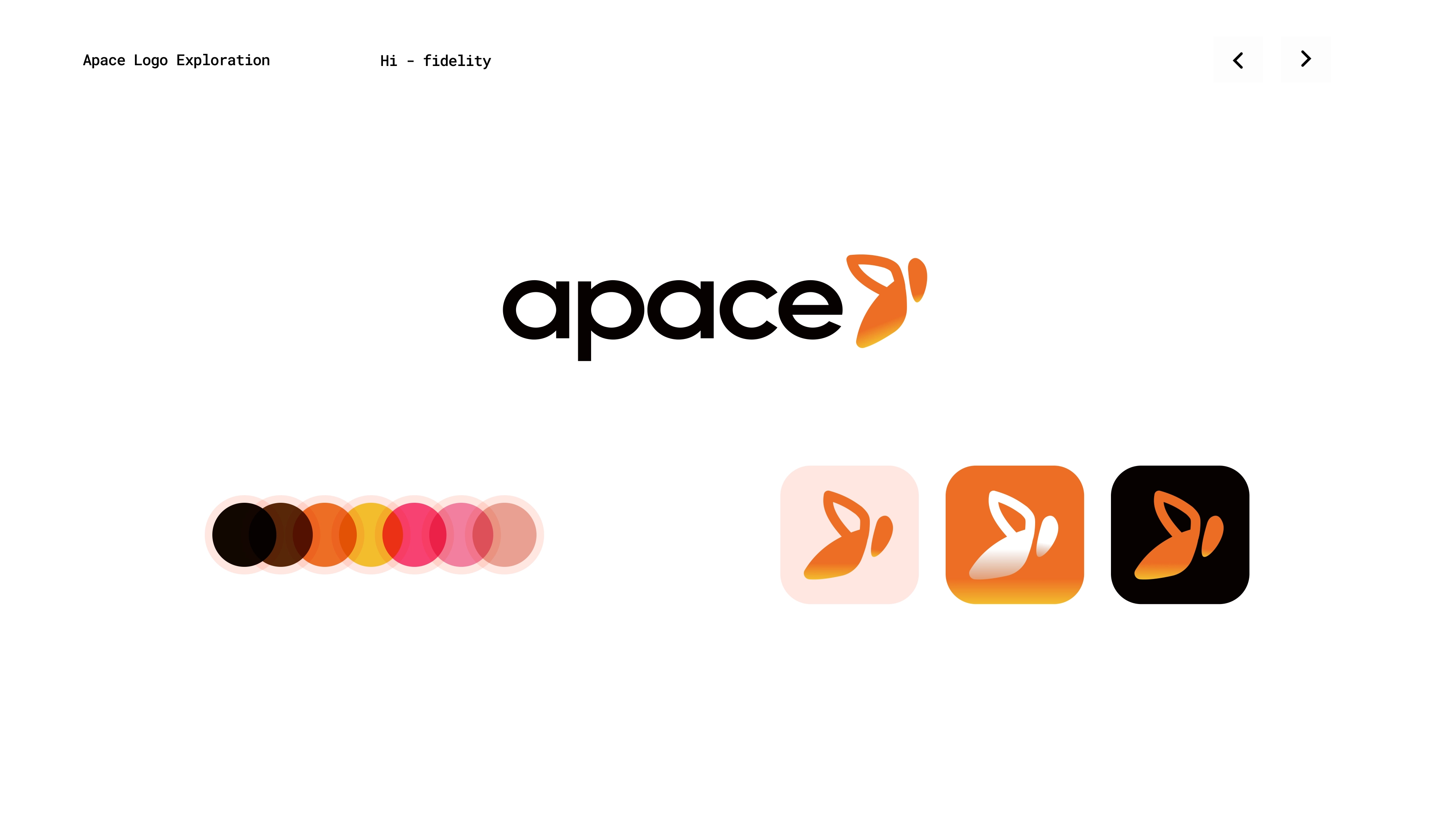 Apace logo exploration